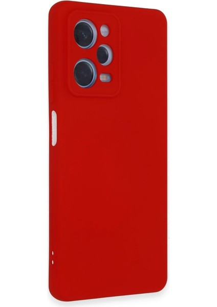 Xiaomi Redmi Note 12 Pro 5g Kılıf Nano Içi Kadife Silikon - Kırmızı modelleri