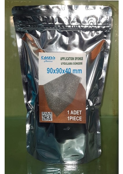 Temizlik ve Tik Yağı Uygulama Süngeri 90X90X40 mm 1ADET