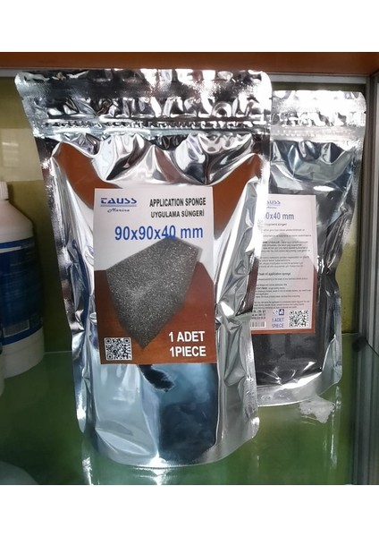 Temizlik ve Tik Yağı Uygulama Süngeri 90X90X40 mm 1ADET