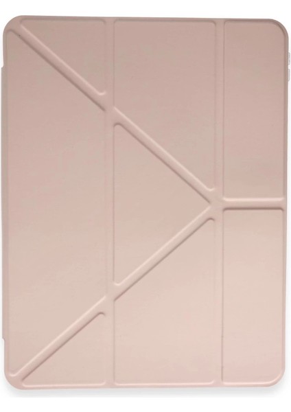 Xiaomi Pad 6 Kılıf Kalemlikli Mars Tablet Kılıfı - Rose Gold