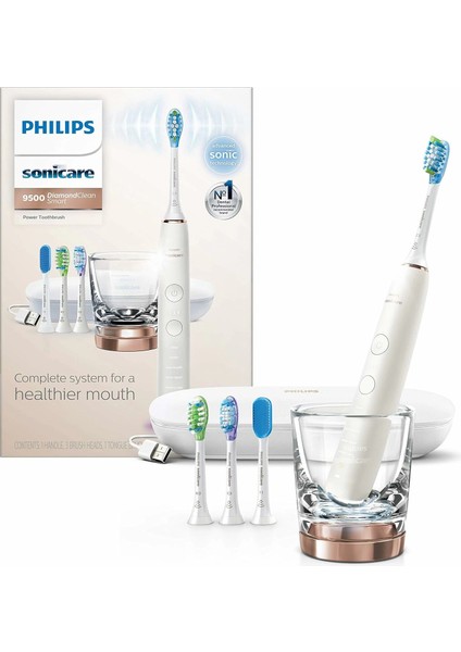 Sonicare Diamondclean Smart 9500 Elektrikli Diş Fırçası - Rose Gold