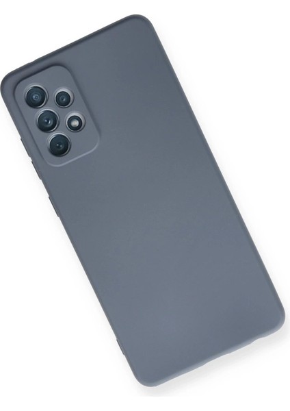 Samsung Galaxy A72 Kılıf Nano Içi Kadife Silikon - Gri modelleri