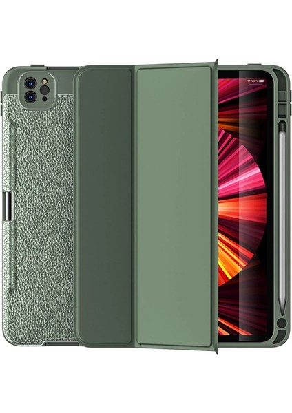 Ipad Pro 11 (2020) Kılıf Tablet Focus Silikon - Yeşil