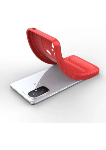 Xiaomi Redmi 12C Kılıf Optimum Silikon - Kırmızı fırsatları