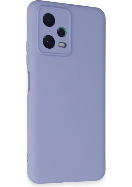 Xiaomi Redmi Note 12 5g Kılıf Nano Içi Kadife Silikon - Lila