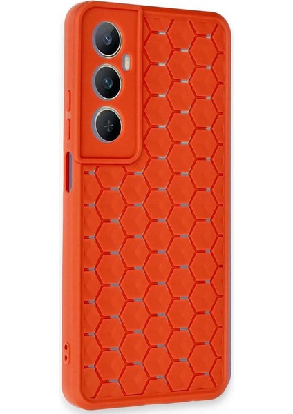 Realme C65 Kılıf Petek Silikon Kapak - Kırmızı fiyatları