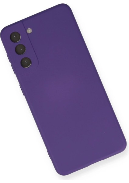 Samsung Galaxy S21 Kılıf Nano Içi Kadife Silikon - Mor modelleri
