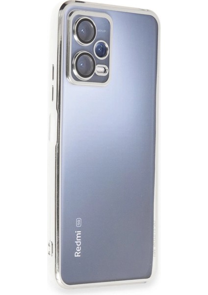 Xiaomi Redmi Note 12 Pro 5g Kılıf Lensli Silikon - Gümüş fiyatları