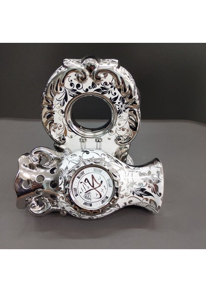 Hediyelik Dekoratif Dini Obje Çiçeklik Gümüş Renk modelleri