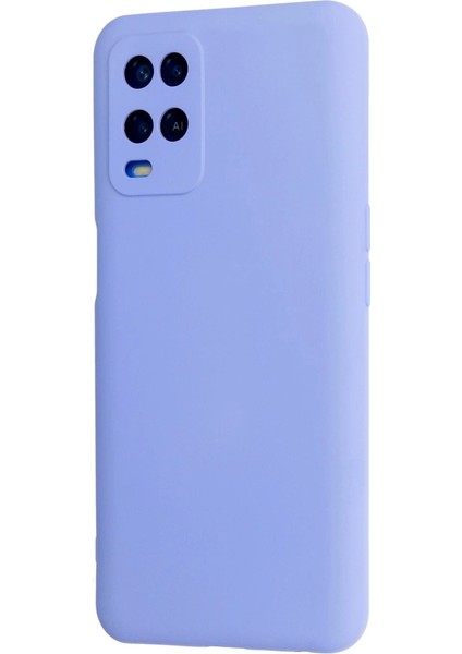 Oppo A54 4g Kılıf Nano Içi Kadife Silikon - Lila modelleri