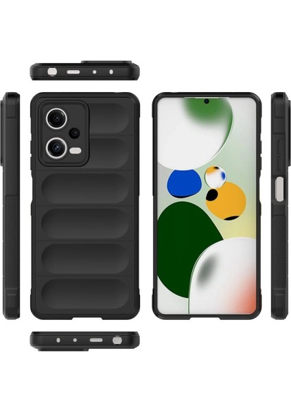 Xiaomi Poco X5 5g Kılıf Optimum Silikon - Siyah modelleri