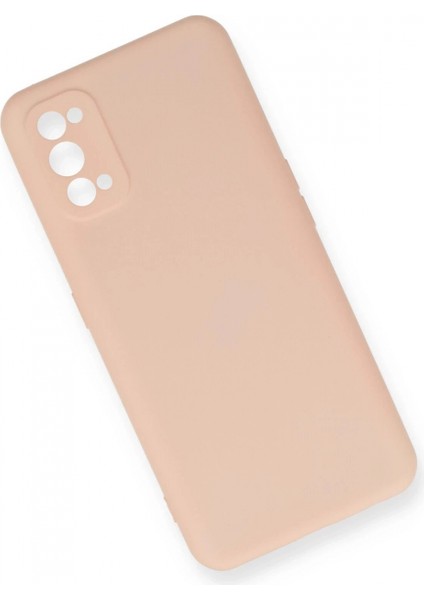 Realme 7 Pro Kılıf Nano Içi Kadife Silikon - Pudra modelleri