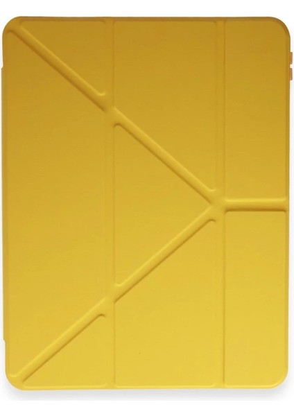 Ipad Pro 11 (2018) Kılıf Kalemlikli Mars Tablet Kılıfı - Açık Sarı fiyatları