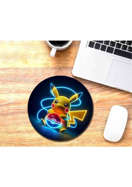 Pikachu Baskılı Mouse Pad