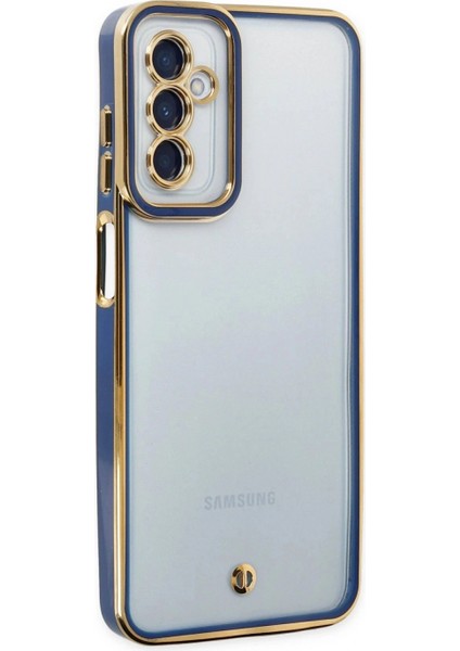 Ieg Samsung Galaxy M23 Kılıf Liva Lens Silikon - Mavi