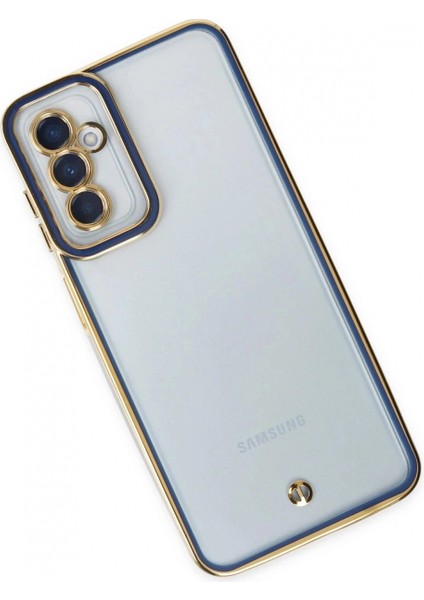 Ieg Samsung Galaxy M23 Kılıf Liva Lens Silikon - Mavi modelleri