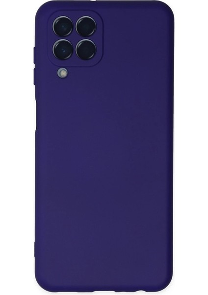 Samsung Galaxy M33 Kılıf Nano Içi Kadife Silikon - Mor