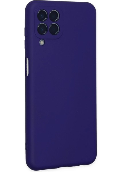 Samsung Galaxy M33 Kılıf Nano Içi Kadife Silikon - Mor modelleri