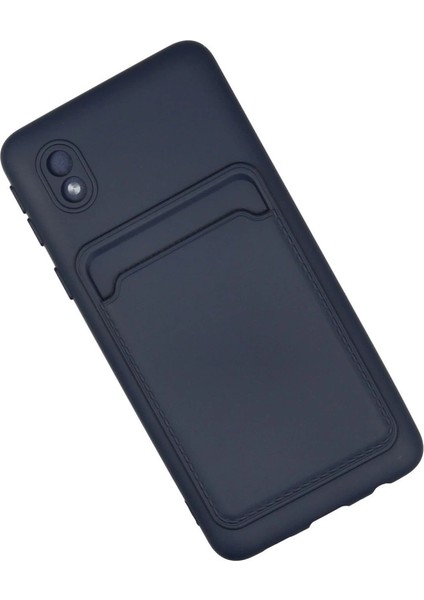 Samsung Galaxy A01 Core Kılıf Kelvin Kartvizitli Silikon - Lacivert fiyatları