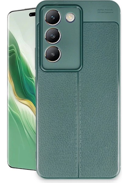 Vivo V30 Lite 4g Kılıf Auto Focus Kapak - Koyu Yeşil