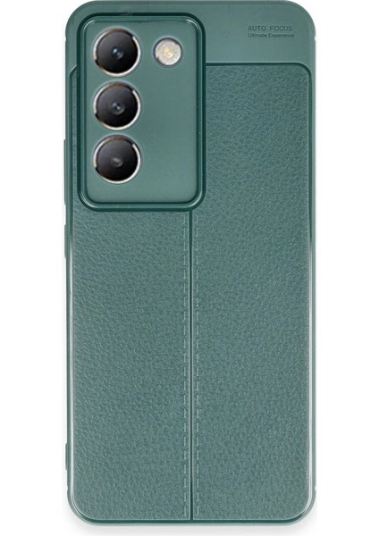 Vivo V30 Lite 4g Kılıf Auto Focus Kapak - Koyu Yeşil modelleri