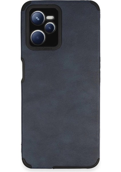 Realme C35 Kılıf Loop Deri Silikon - Lacivert