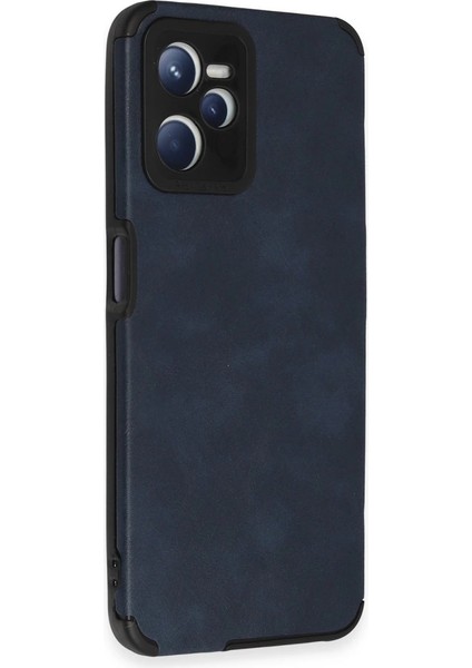 Realme C35 Kılıf Loop Deri Silikon - Lacivert fiyatları
