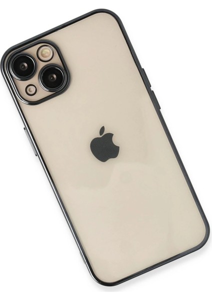 Iphone 14 Plus Kılıf Lensli Silikon - Siyah modelleri