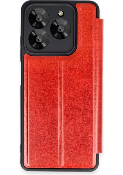 General Mobile Era 30 Kılıf Flip Cover - Kırmızı
