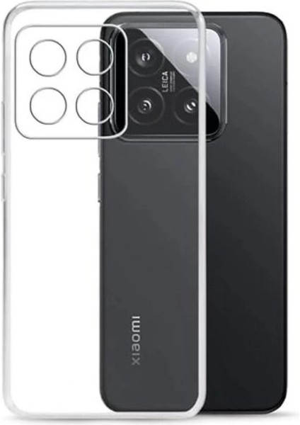 Xiaomi Mi 14T Pro Kılıf Lüx Şeffaf Silikon