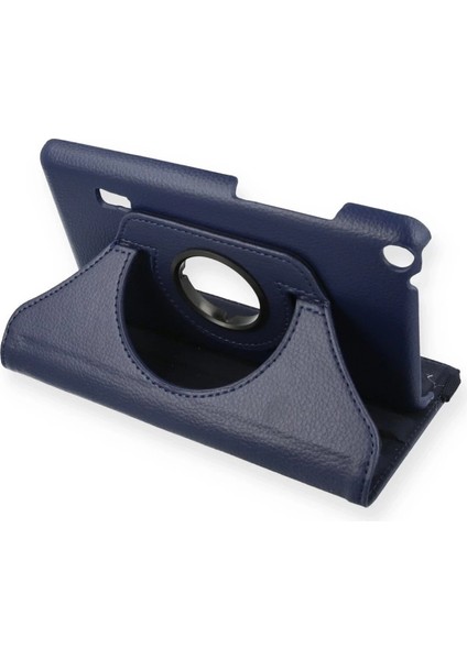 Huawei Mediapad T3 7 Kılıf 360 Tablet Deri Kılıf - Lacivert