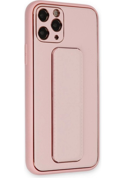 Iphone 11 Pro Max Kılıf Coco Deri Standlı Kapak - Pembe fiyatları