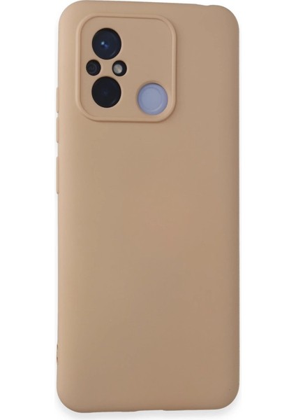 Xiaomi Redmi 12C Kılıf Nano Içi Kadife Silikon - Pudra
