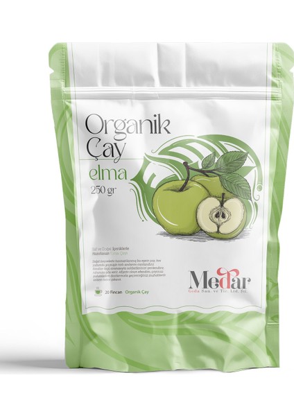 Gerçek Meyve Parçacıklı Organik Elma Çayı 250 gr modelleri