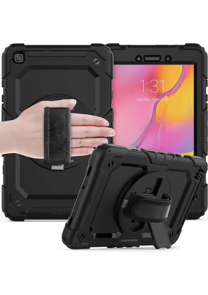 Samsung Galaxy T290 Tab A 8 Kılıf Pars Tablet Kapak - Siyah fırsatları