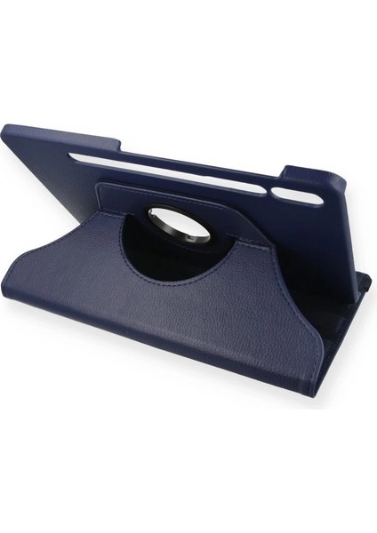 Samsung Galaxy T860 Tab S6 10.5 Kılıf 360 Tablet Deri Kılıf - Lacivert