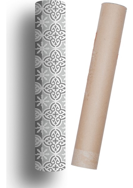 Laminasyonlu Kar Tanesi Karo Taş Desen Yer Kendinden Yapışkanlı Kaplama Folyosu 60 cm x 100 cm modelleri