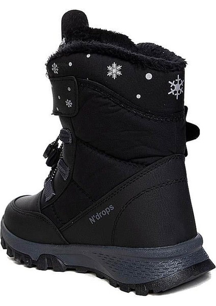 Ndrops Patik Kar 14 Siyah Kız Çocuk Bot & Bootie MDE05P014 modelleri