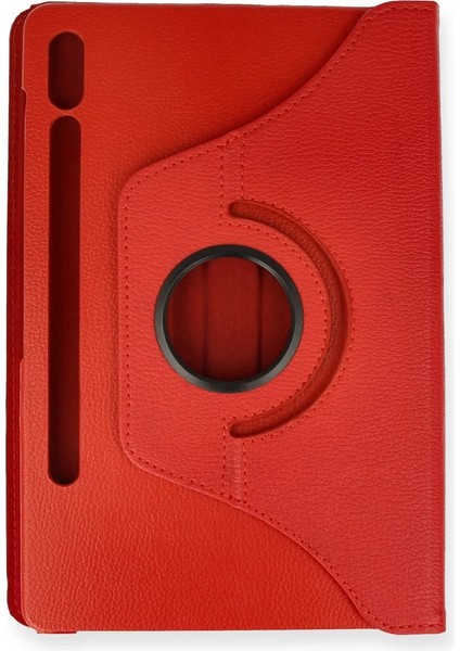 Samsung Galaxy T870 Tab S7 11 Kılıf 360 Tablet Deri Kılıf - Kırmızı fiyatları