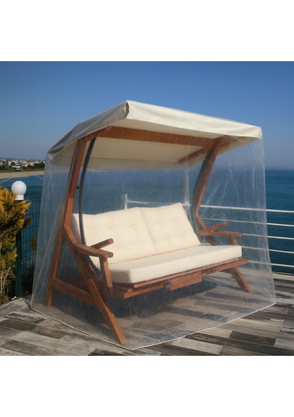 Salıncak Koruma Naylonu 3 Kişilik Bahçe Salıncağı Toz Kir Önleyici Kalın Naylon (Eni 200 cm Kadar) fırsatları