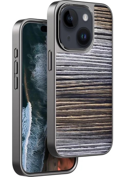 Venco Iphone 15 Wave Kapak - Sarı