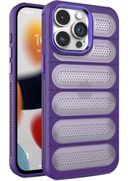 Iphone 14 Pro Kılıf Airmax Silikon Kapak - Derin Mor