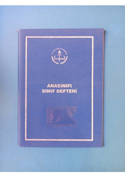 Anasınıfı Sınıf Defteri Plastik Kapak Mavi