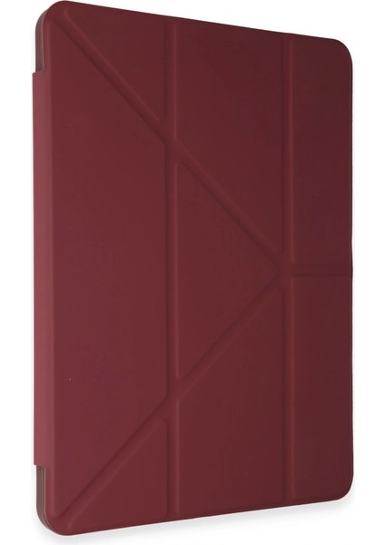 Huawei Honor Pad 9 Kılıf Kalemlikli Mars Tablet Kılıfı - Mürdüm