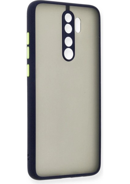 Xiaomi Redmi Note 8 Pro Kılıf Montreal Silikon Kapak - Lacivert