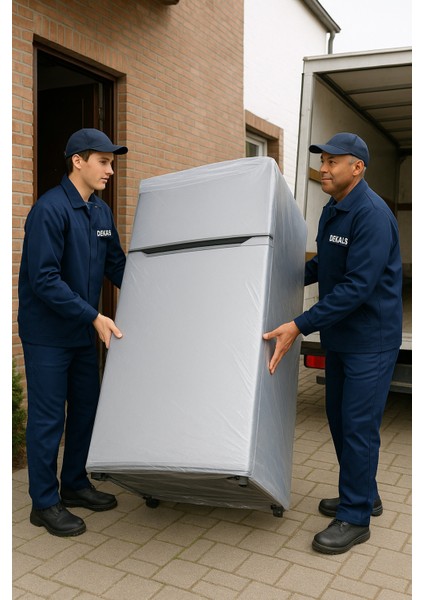 Ultra Kalın Buzdolabı Taşıma Koruma Naylonu Çizilmeye Kirlenmeye Karşı Şeffaf Kılıf Tek Kapı Uyumlu fiyatları