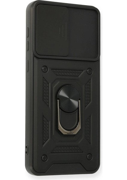 Samsung Galaxy A02 Kılıf Pars Lens Yüzüklü Silikon - Siyah fırsatları