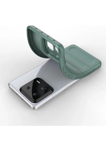 Xiaomi Mi 13 Kılıf Optimum Silikon - Koyu Yeşil fırsatları