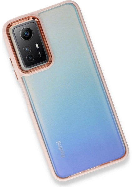 Xiaomi Redmi Note 12S Kılıf Dora Kapak - Pudra modelleri