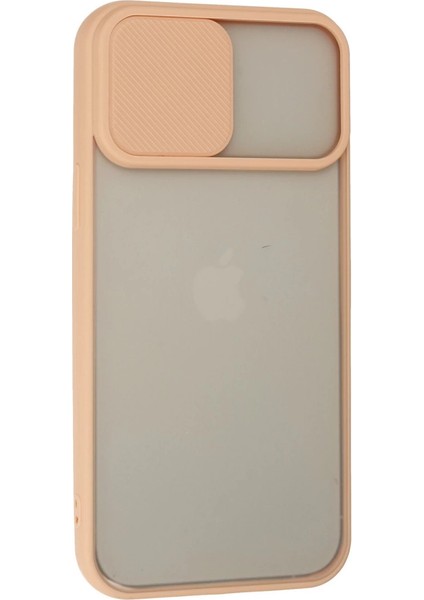 Iphone 13 Pro Max Kılıf Palm Buzlu Kamera Sürgülü Silikon - Pembe fiyatları